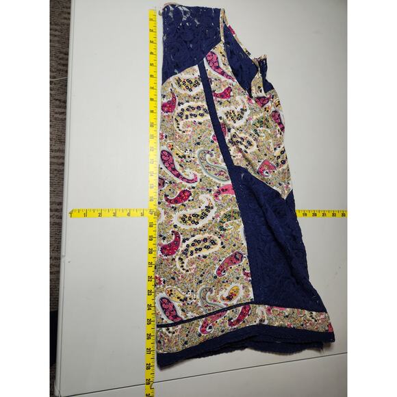 Umgee Top Womens M Floral Paisley Lace Cottagecore Romantic Victorian - Picture 11 of 12